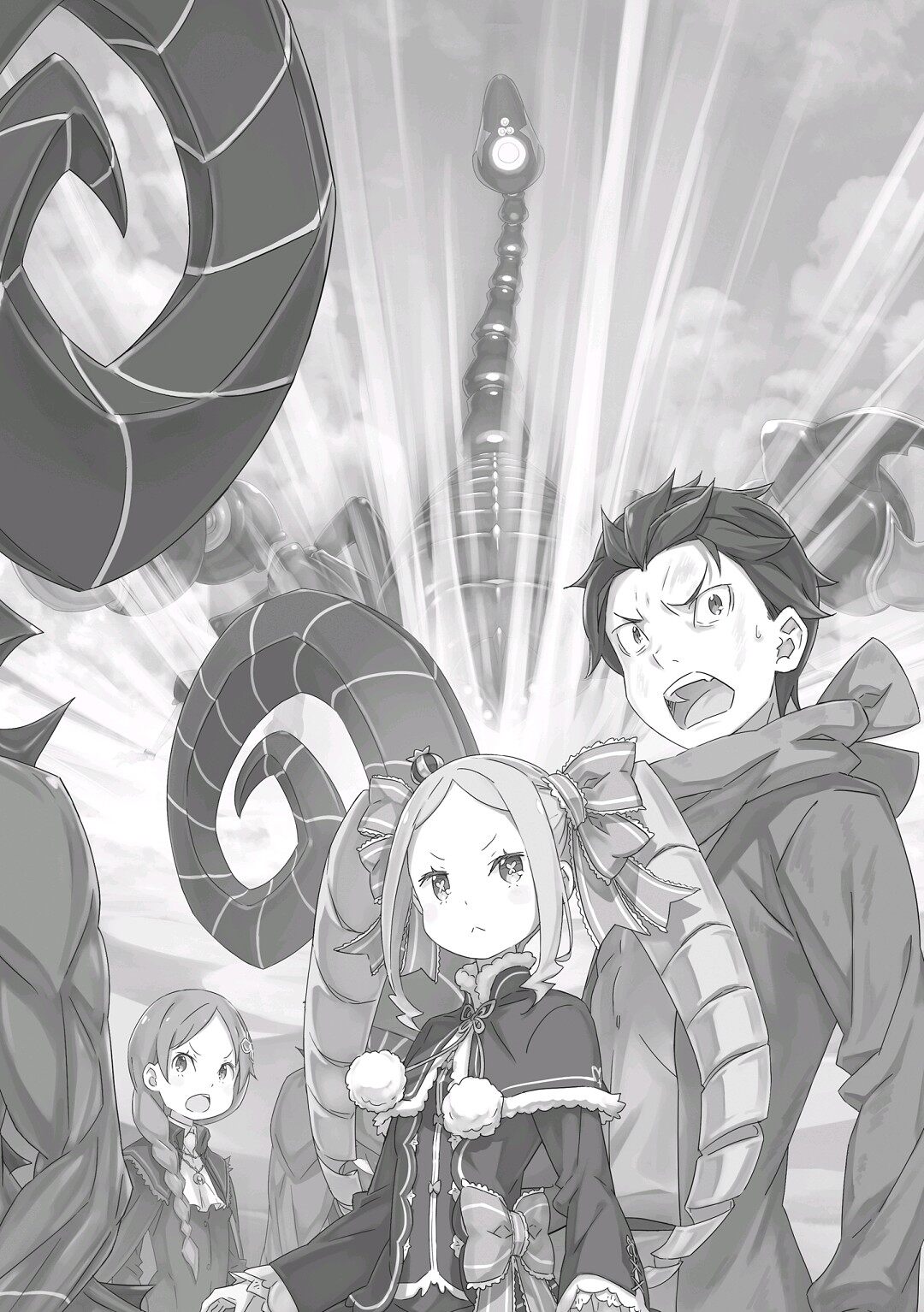 轻小说,从零开始的异世界生活,插画