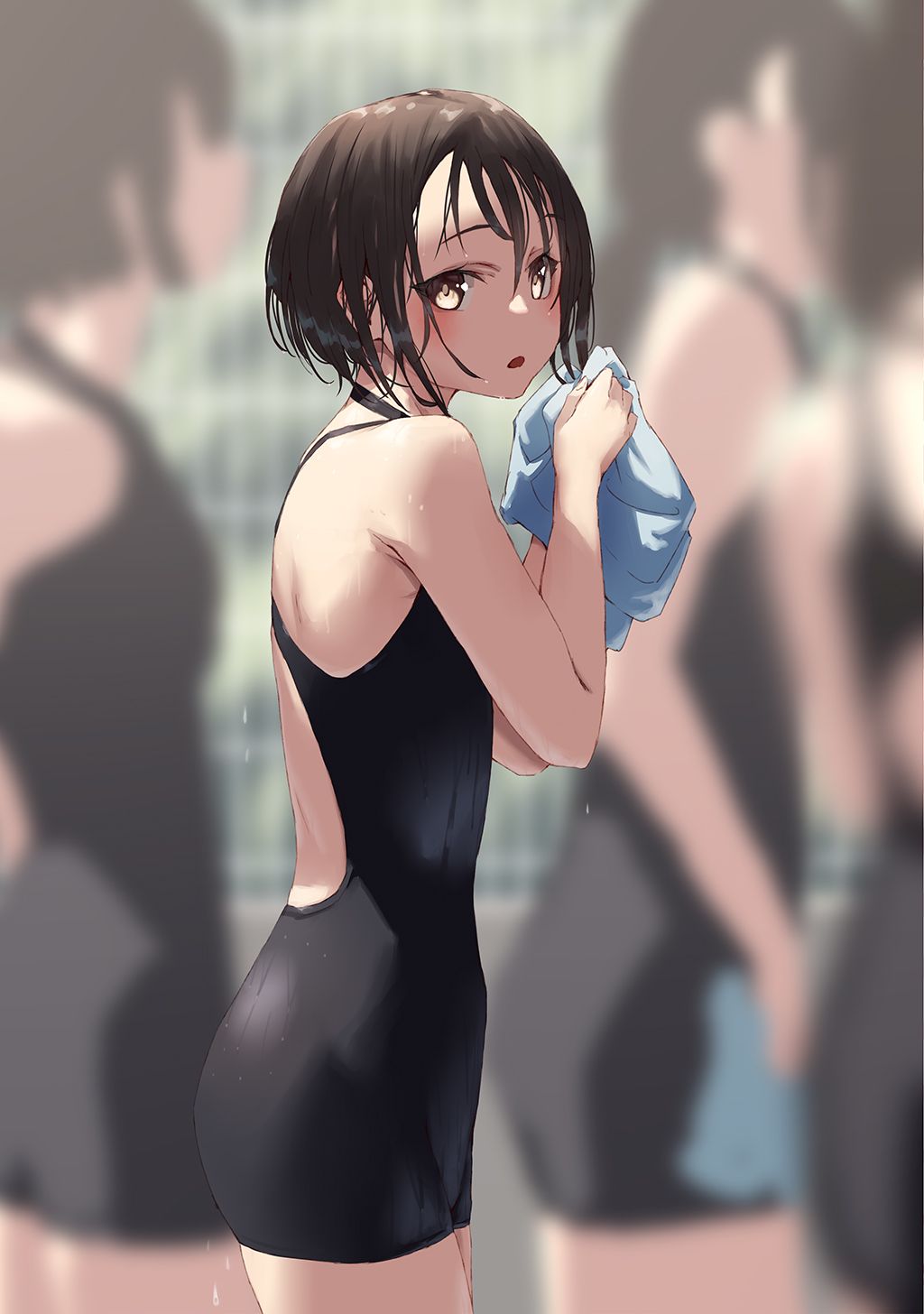 同人志,泳衣,运动少女,jonsun