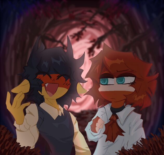 countryhumans,德国,奥地利,国拟