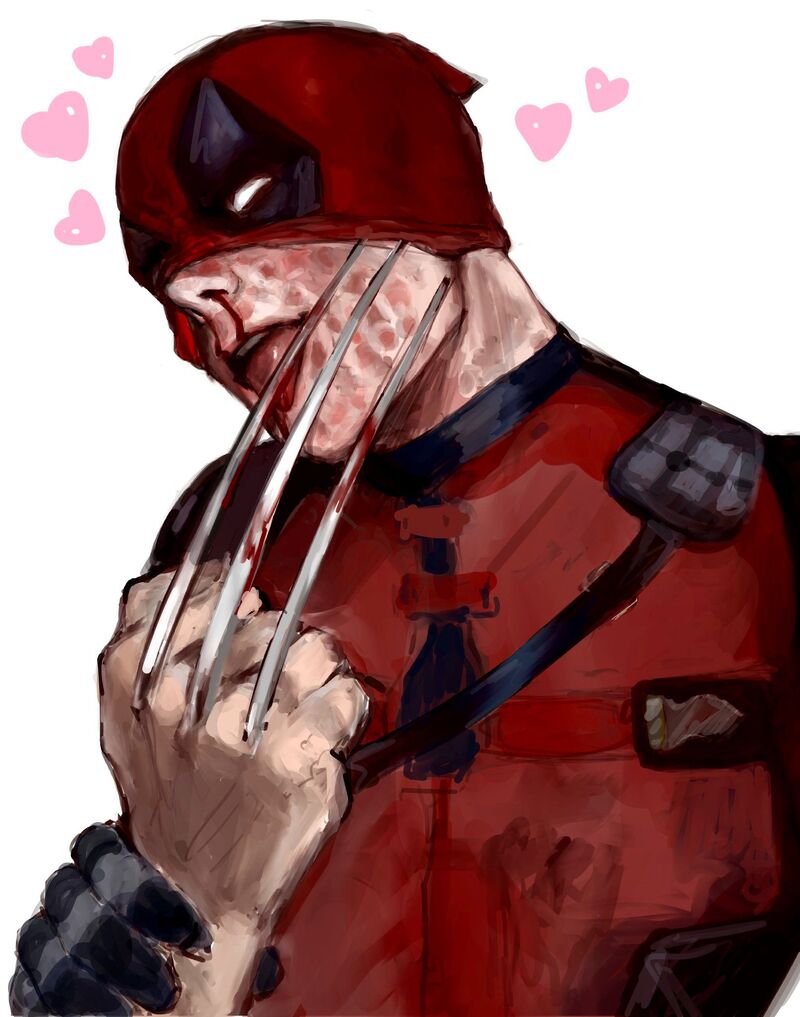 漫威,漫威电影,漫威影视,超级英雄,金刚狼,死侍,美图,壁纸,Marvel,绘画,插画,推特,画师推荐