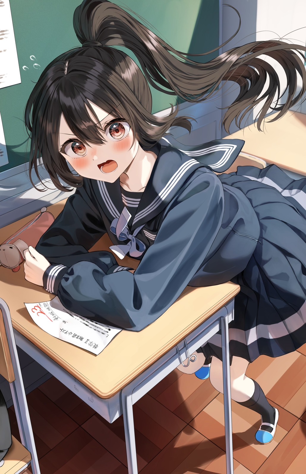 pixiv,二次元,壁纸,绘画,jk,美少女