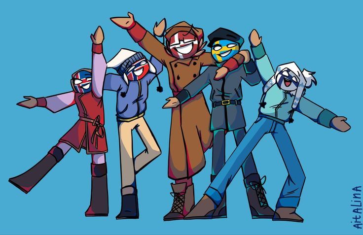 countryhumans,北欧,瑞典,挪威,芬兰,丹麦,冰岛,国拟