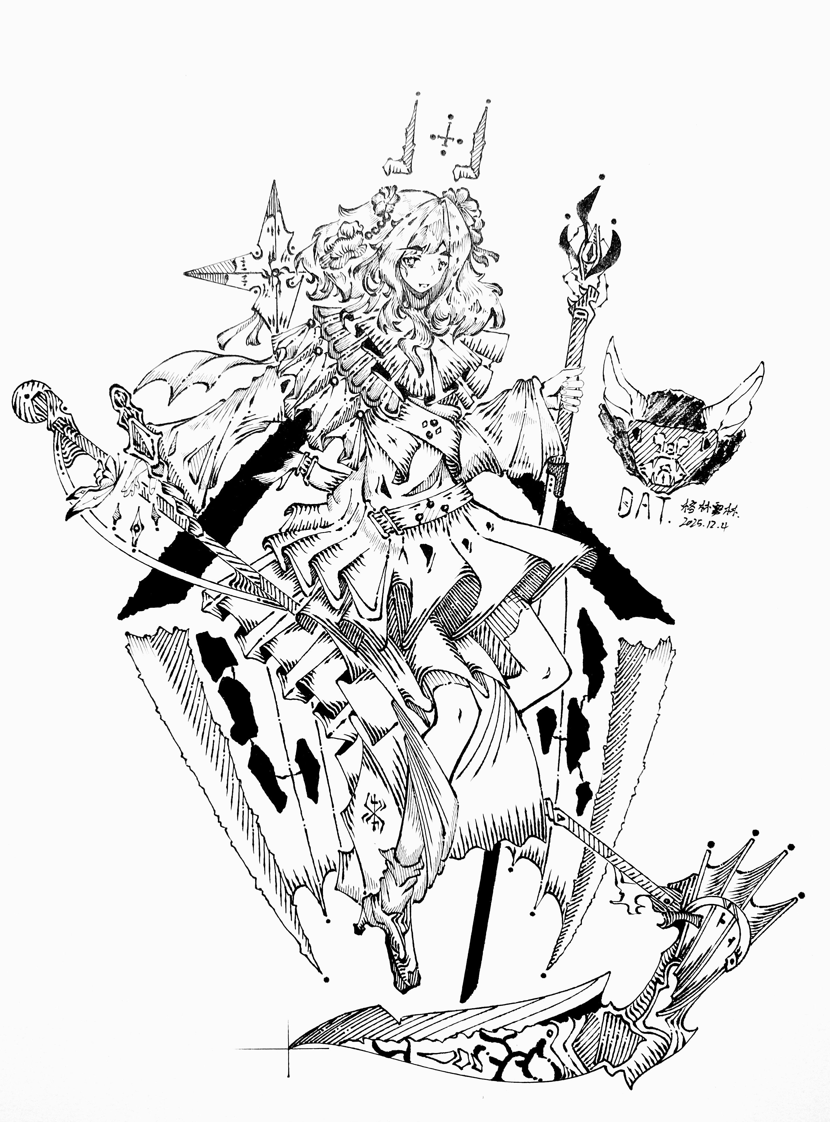 绘画,OC,原创,手绘