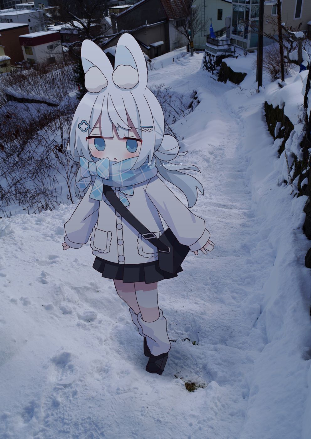 pixiv,猫娘,二次元,绘画,壁纸,美少女