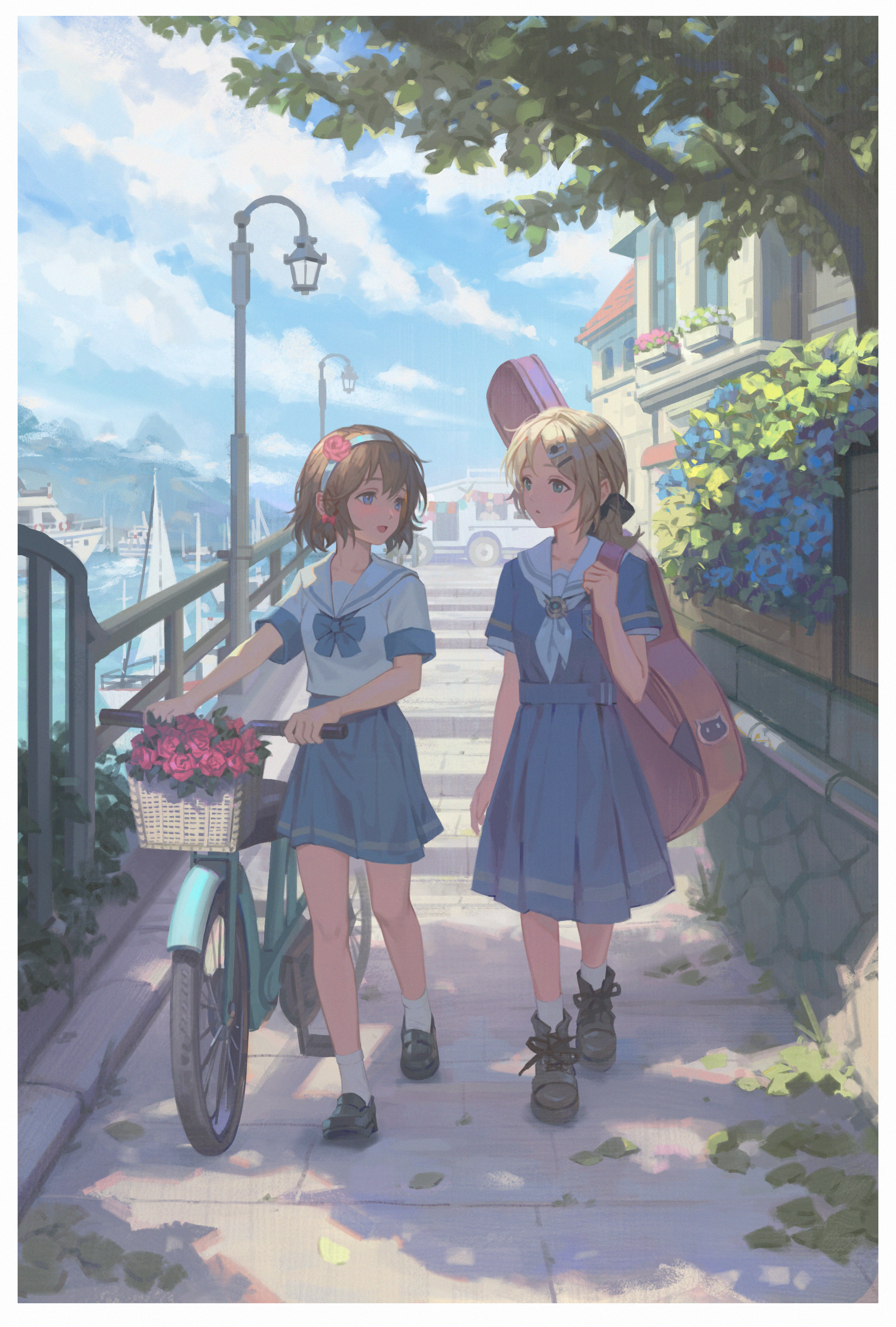 pixiv,二次元,绘画,壁纸,美少女