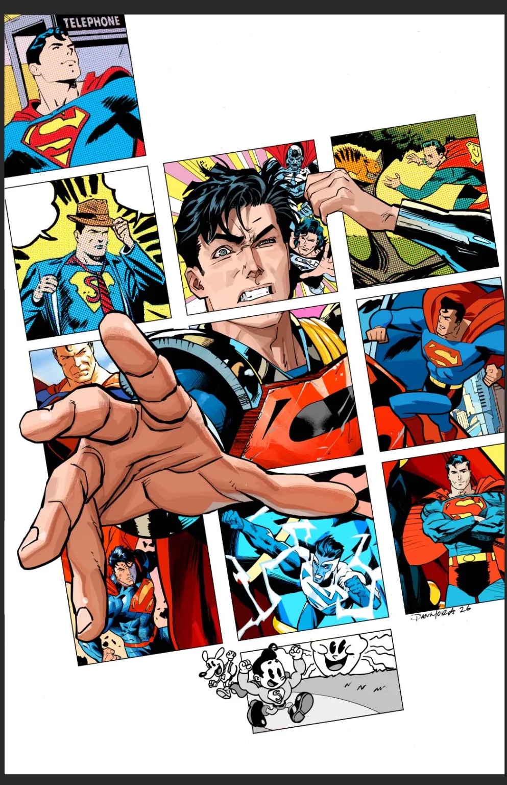 DC,DC漫画,美漫,漫画,动漫,超级英雄,正义联盟,壁纸,绘画,至尊小超人