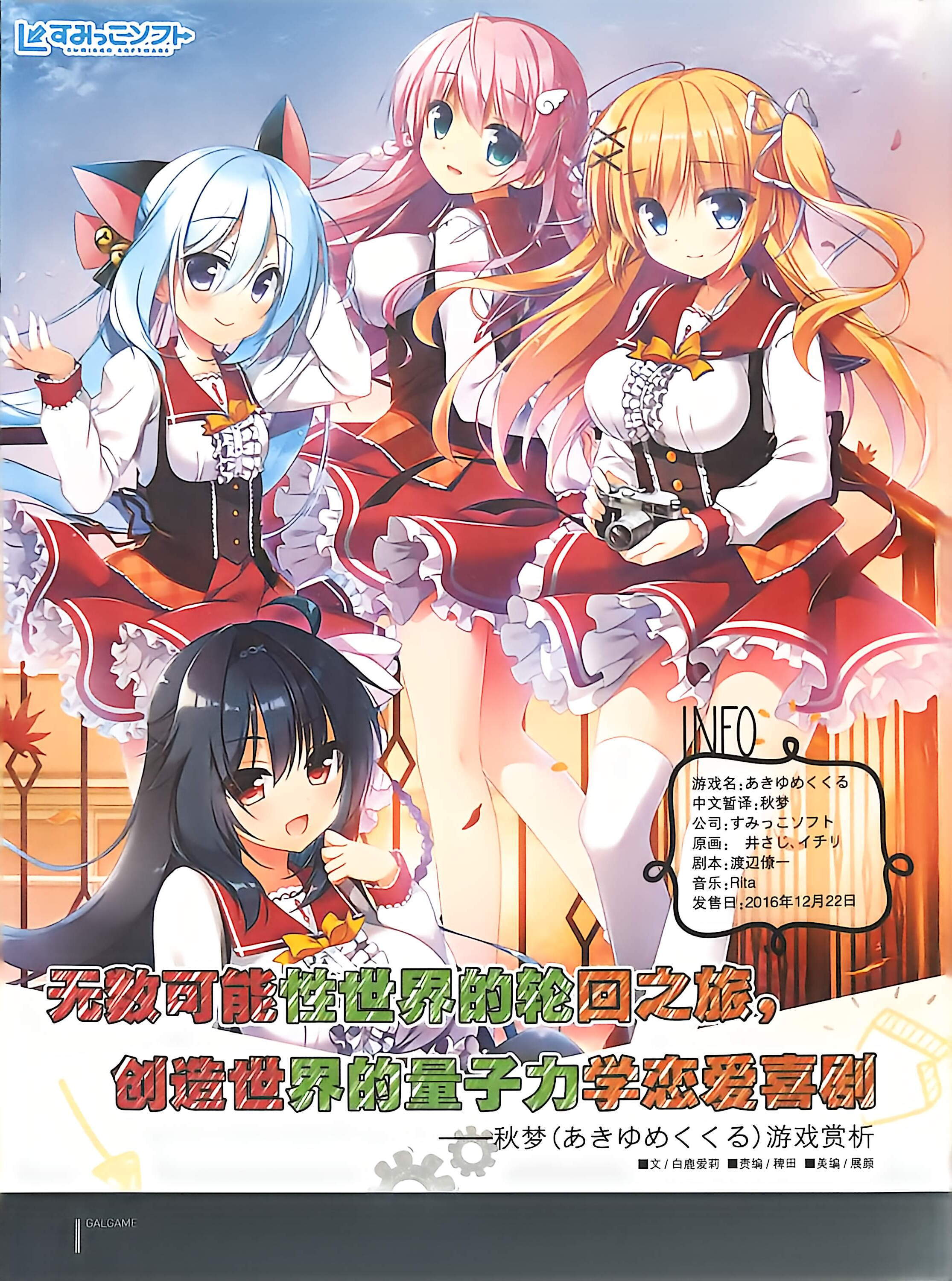 二次元狂热,GALgame,恋爱游戏