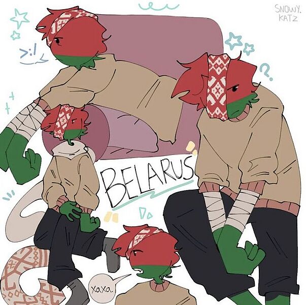 countryhumans,白俄罗斯,国拟