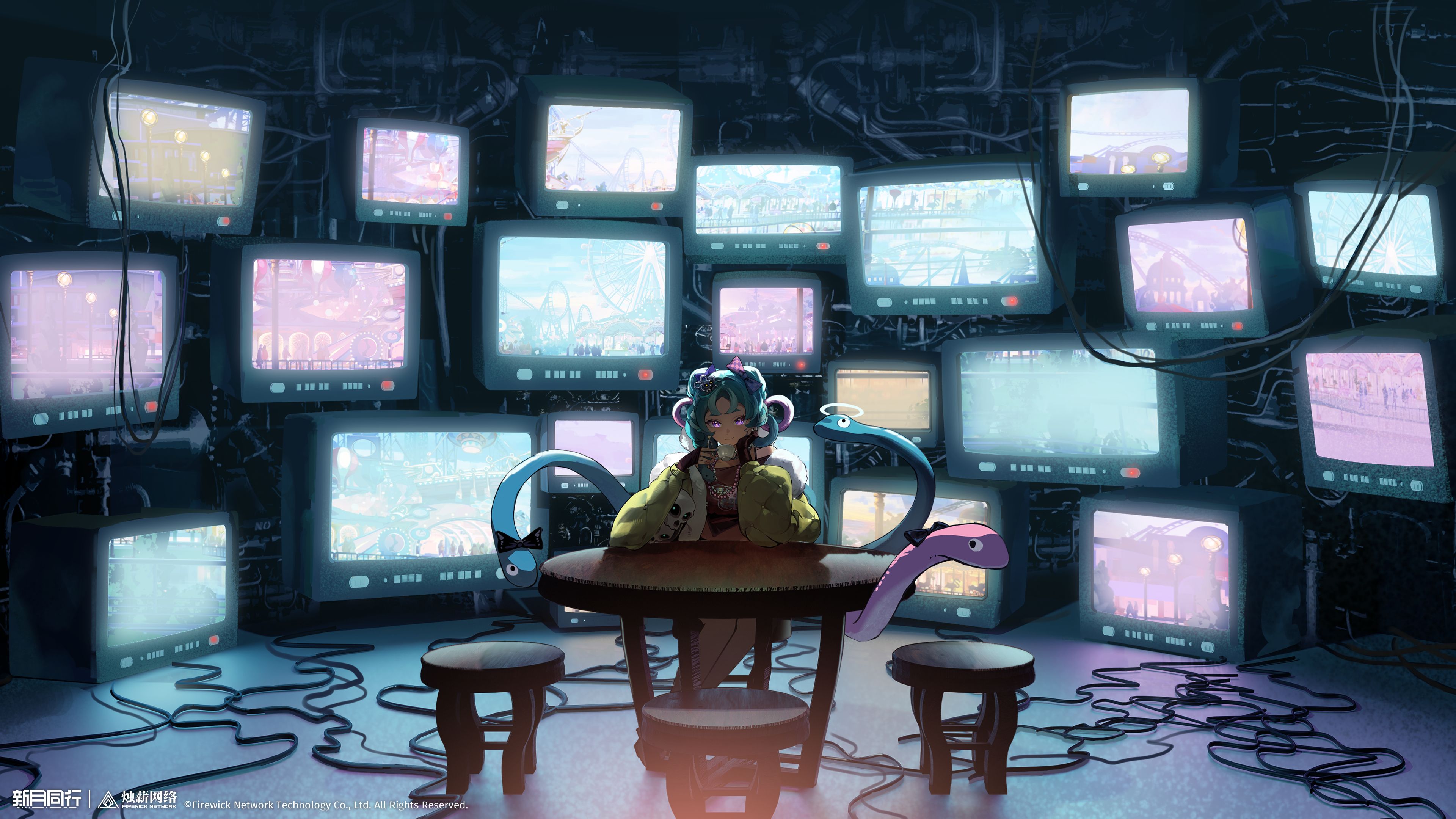 新月同行,画集,壁纸