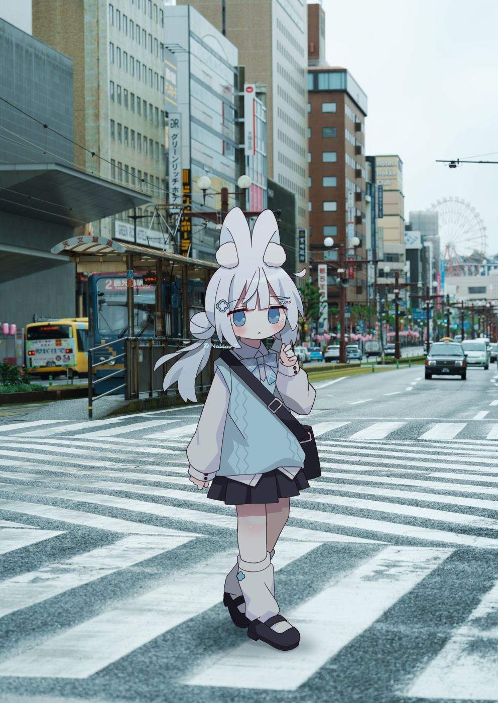 pixiv,猫娘,二次元,绘画,壁纸,美少女