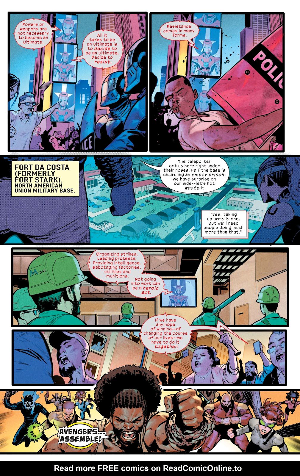 漫威,漫威漫画,美漫,动漫,超级英雄,漫画,终极宇宙,终极战队,ACG,绘画