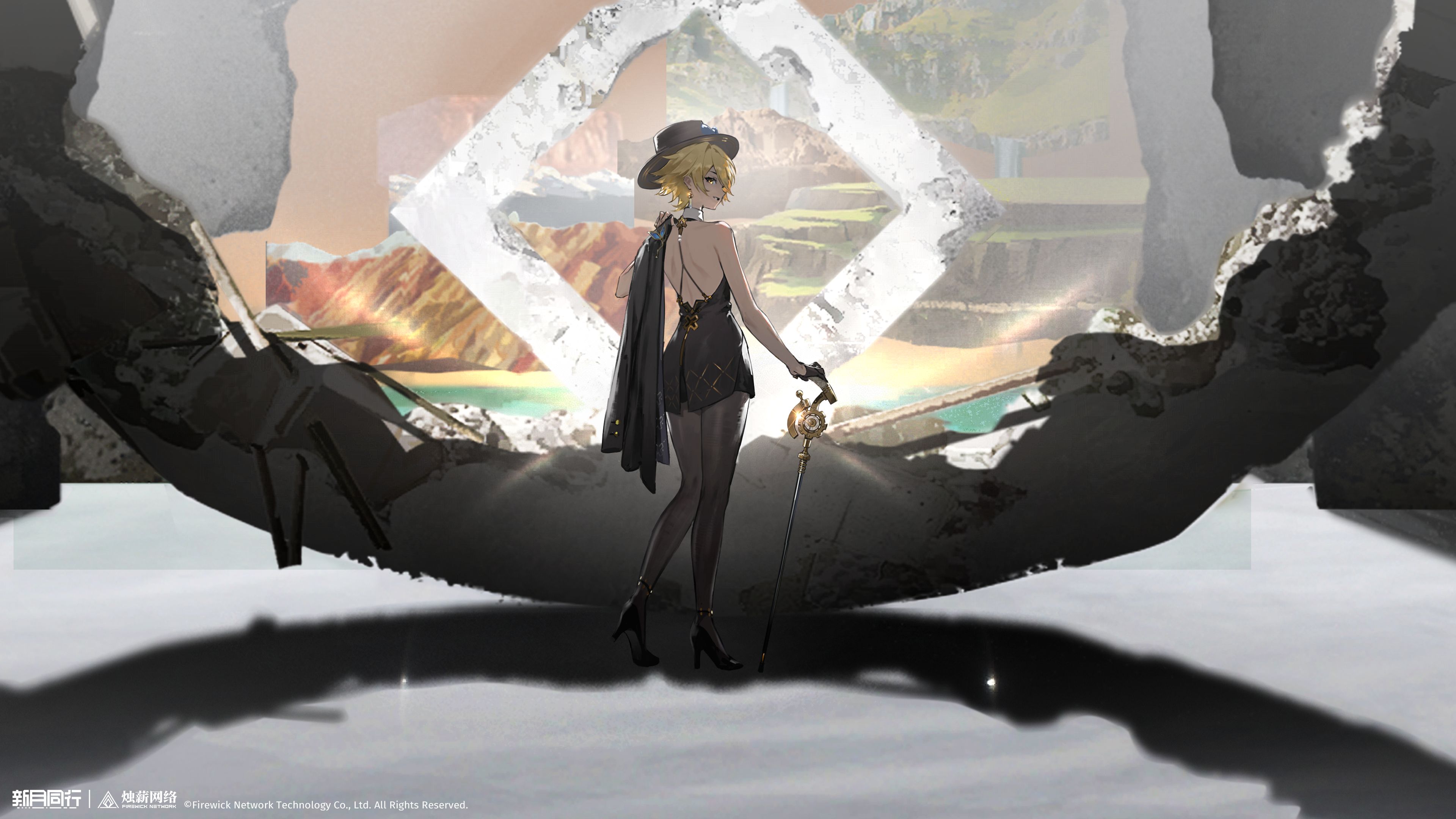 新月同行,画集,壁纸