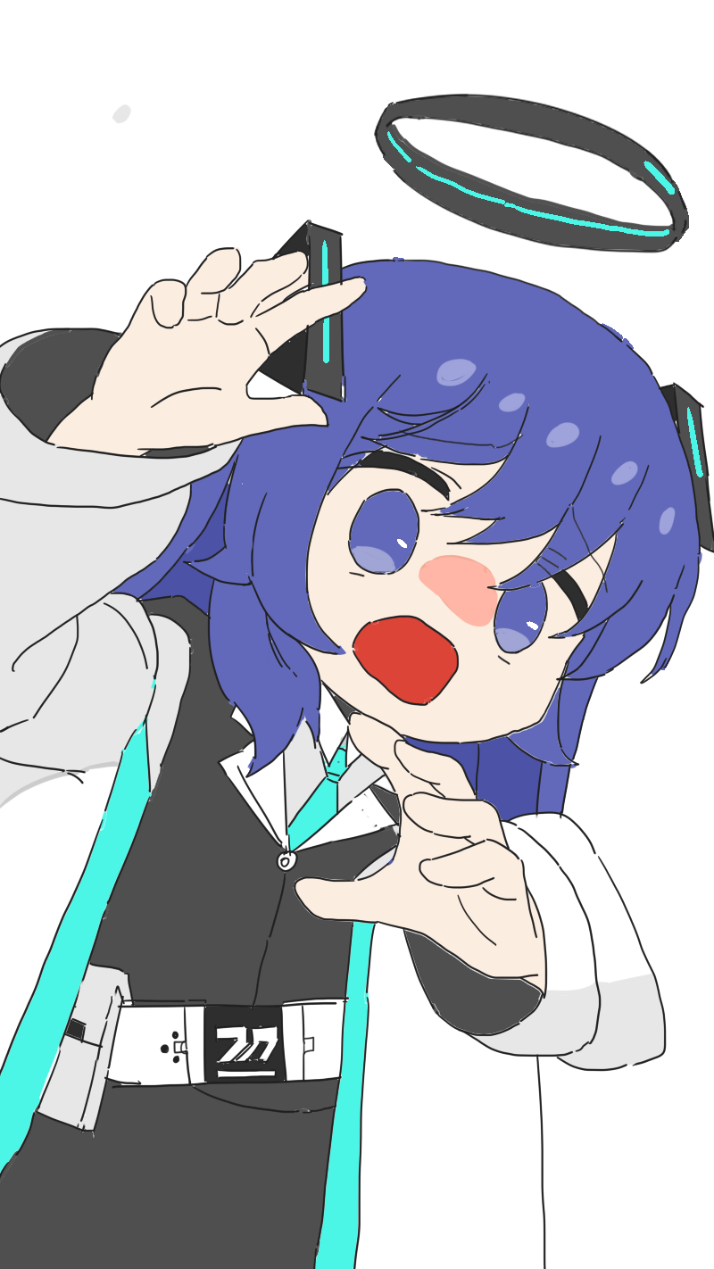 蔚蓝档案,早濑优香,绘画