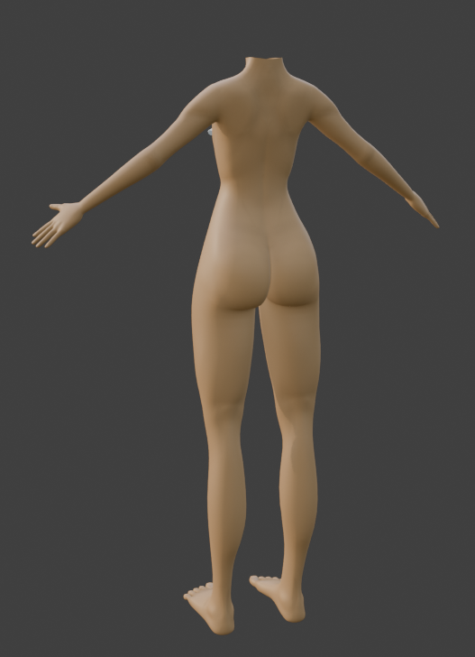 3D模型,素体,blender