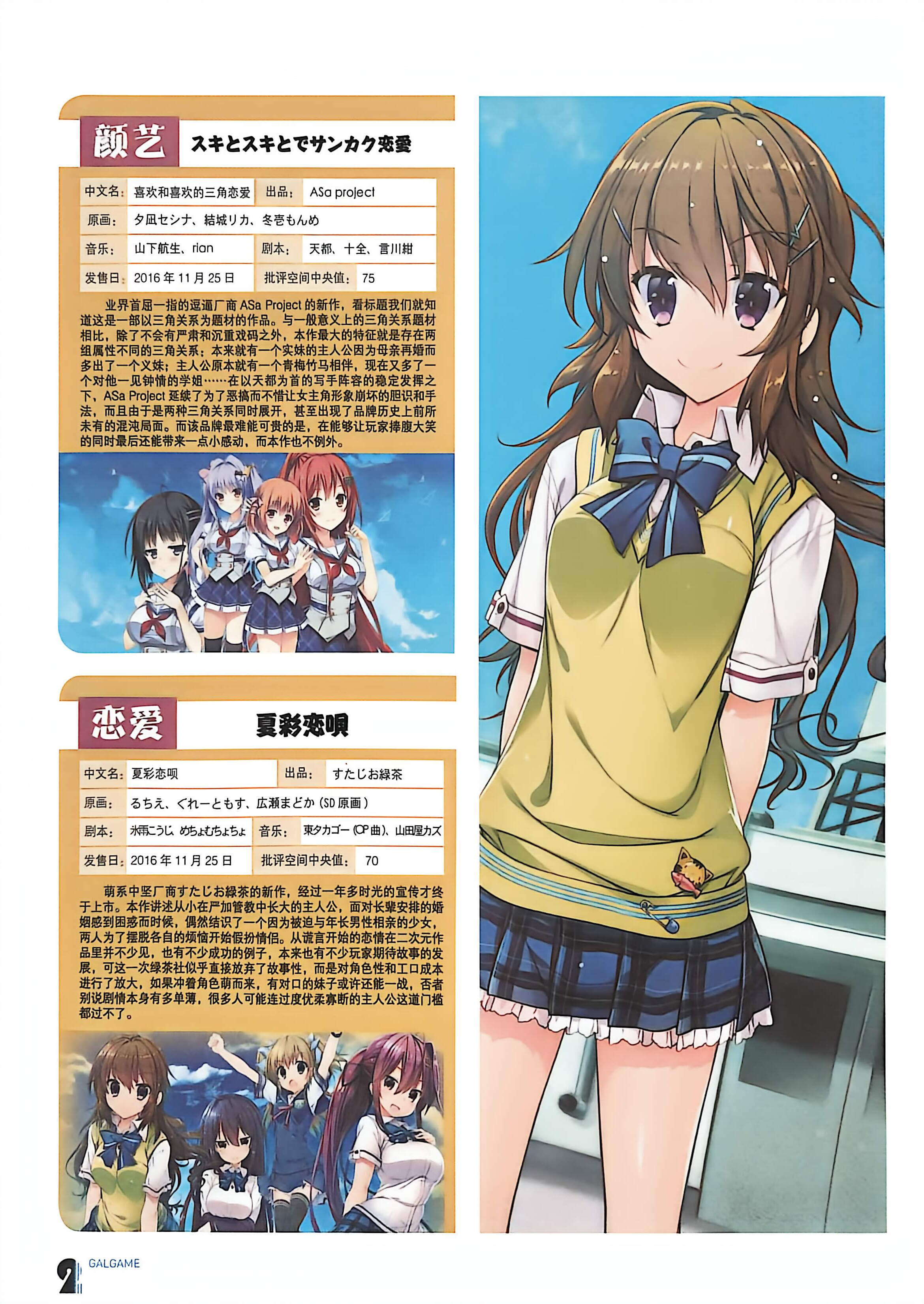 二次元狂热,GALgame,恋爱游戏