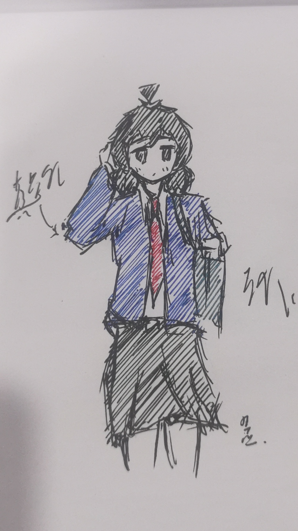 日常,摸鱼,一次性发完,OC,绘画