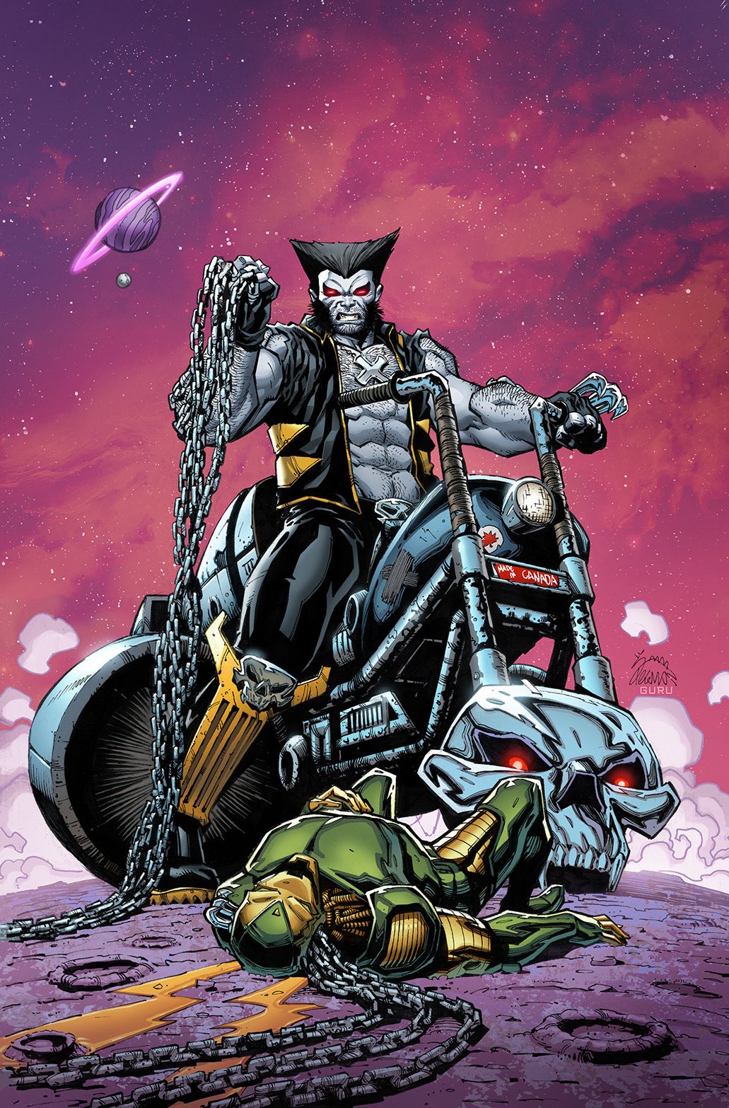 DC,DC漫画,漫威,漫威漫画,美漫,超级英雄,金刚狼,暴狼,壁纸,绘画