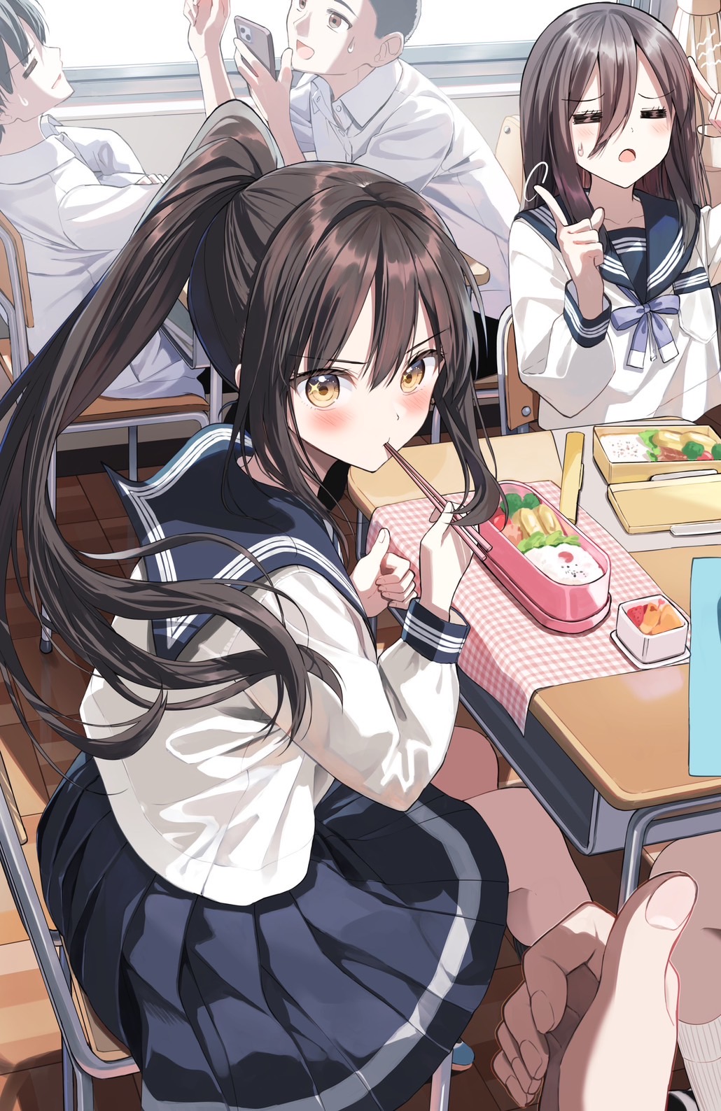 pixiv,二次元,壁纸,绘画,jk,美少女