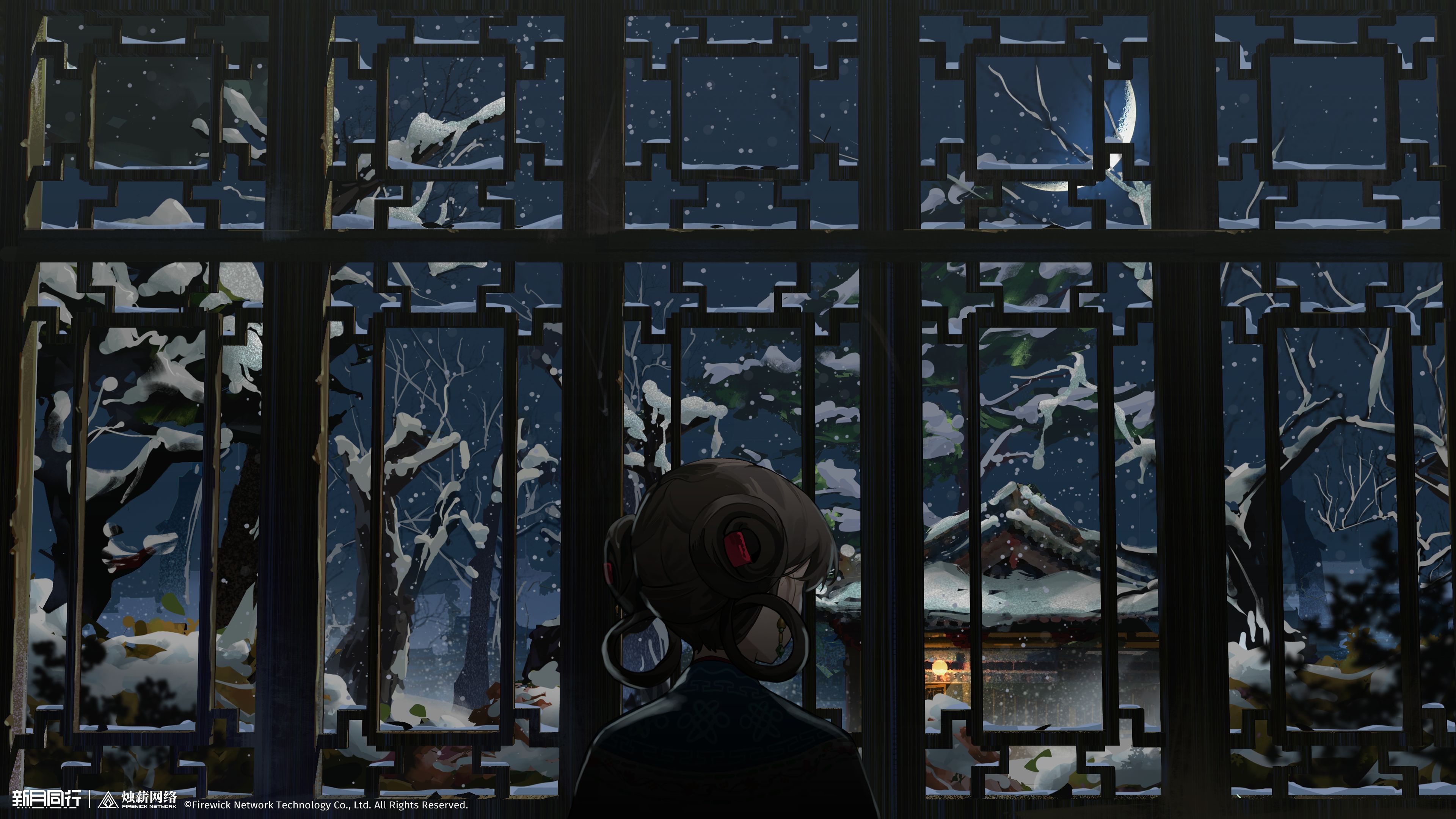 新月同行,画集,壁纸