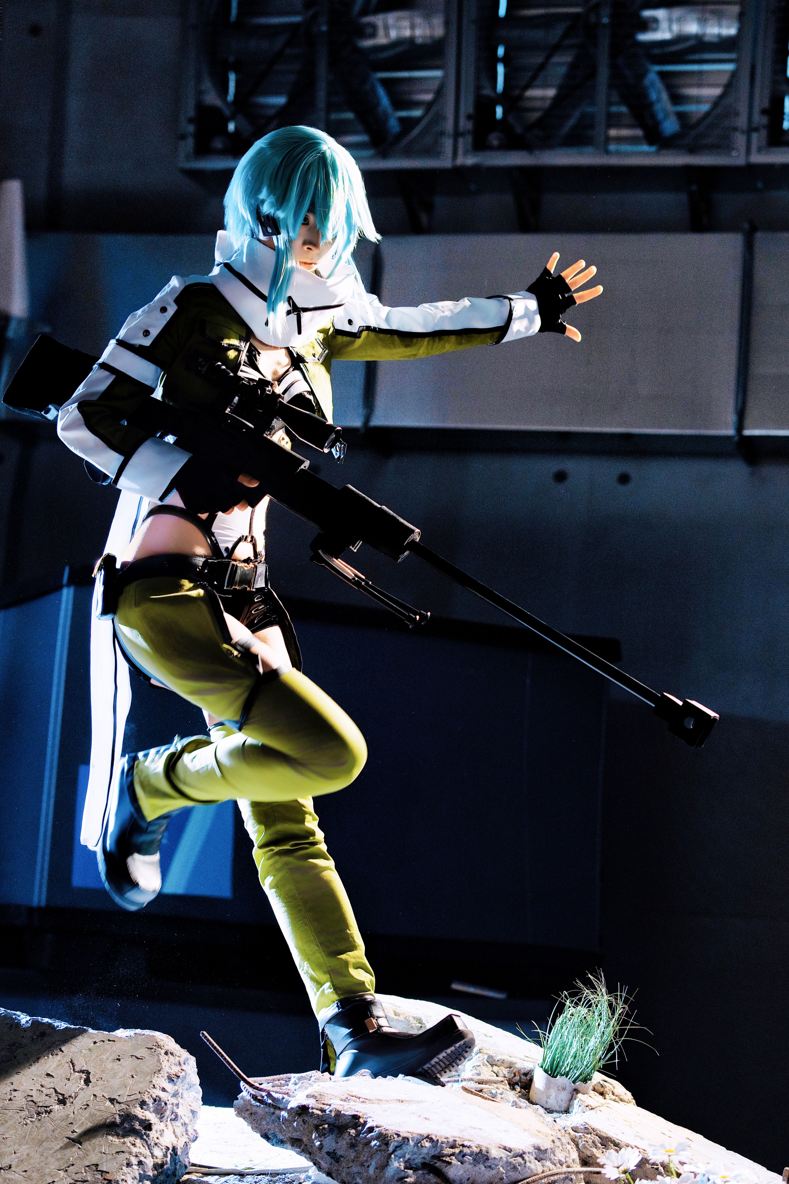 cosplay,朝田诗乃,刀剑神域,幽灵子弹