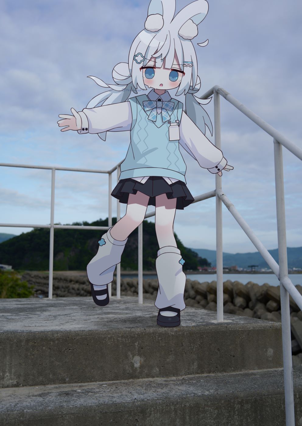 pixiv,猫娘,二次元,绘画,壁纸,美少女