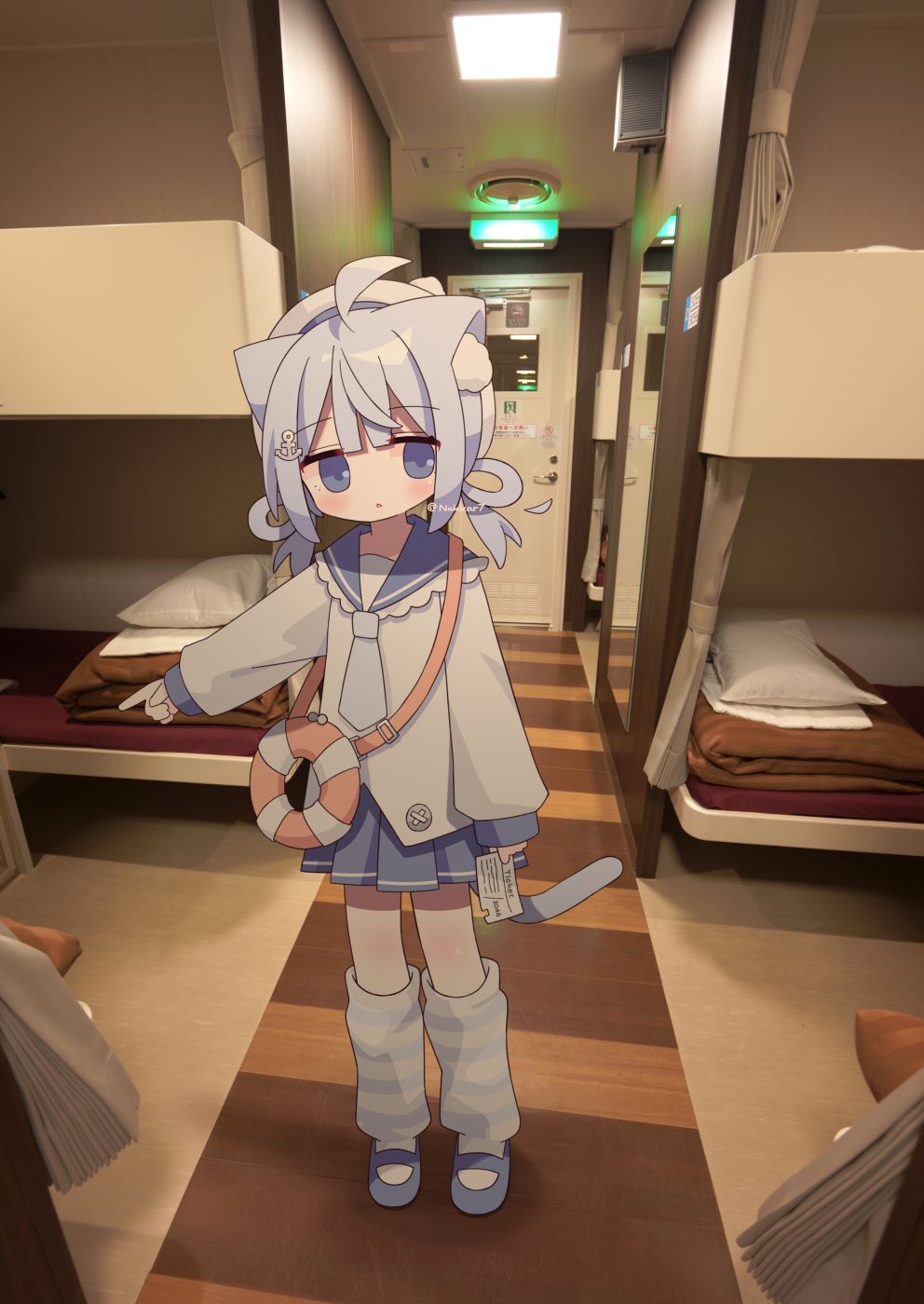 pixiv,二次元,壁纸,绘画,猫猫