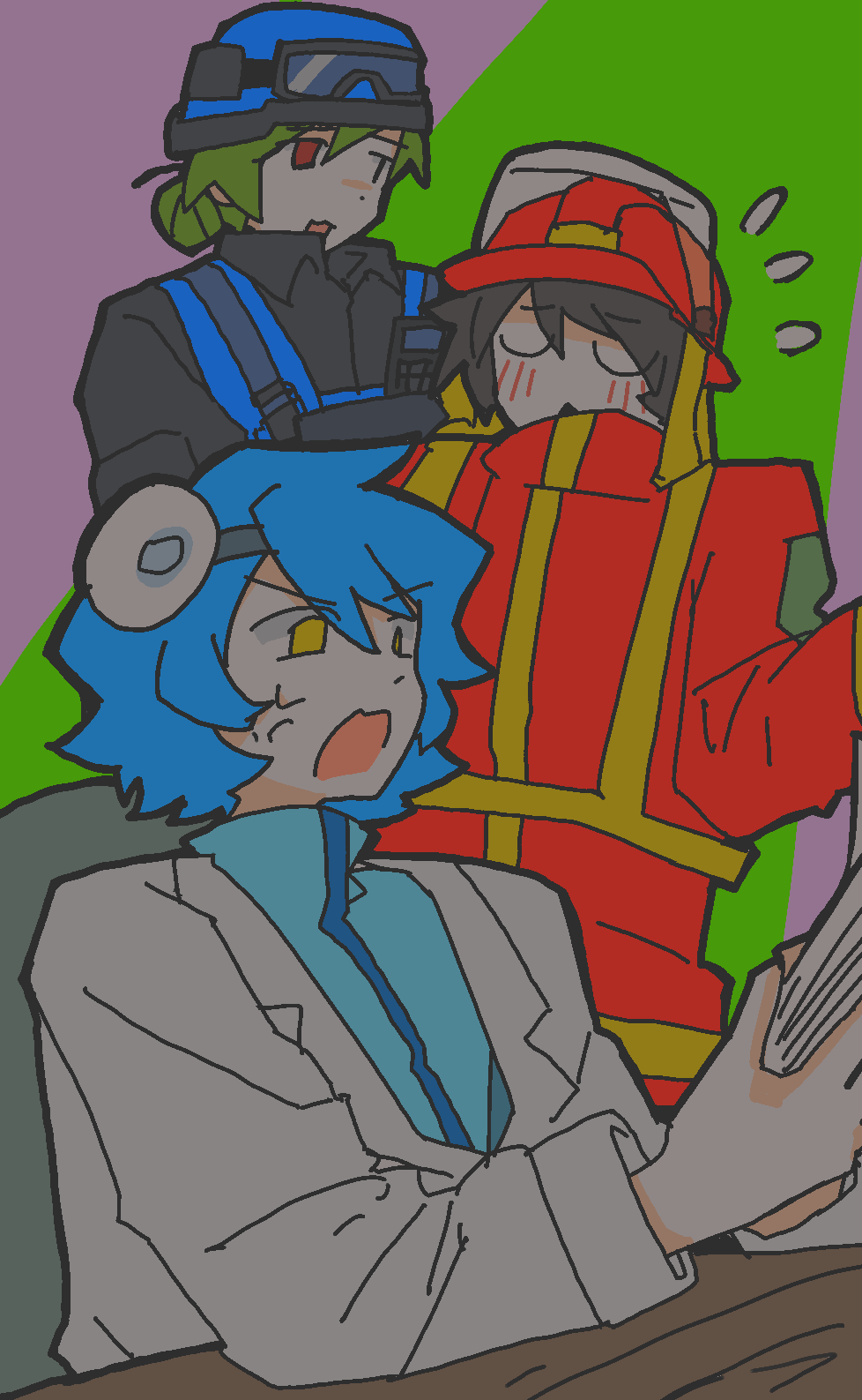 地痞街区,oc,绘画