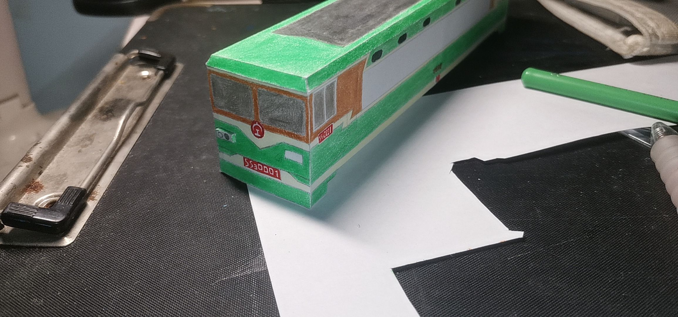 电力机车,纸模型