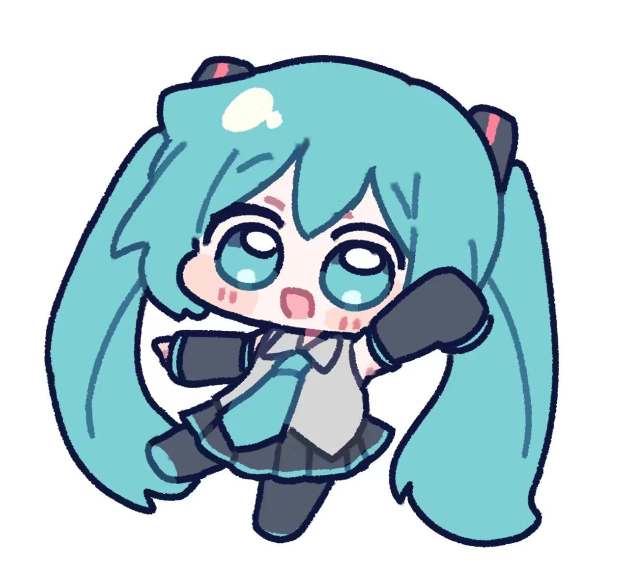 初音未来,表情包
