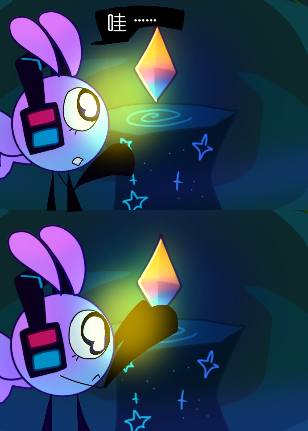 水晶之乱,漫画,翻译