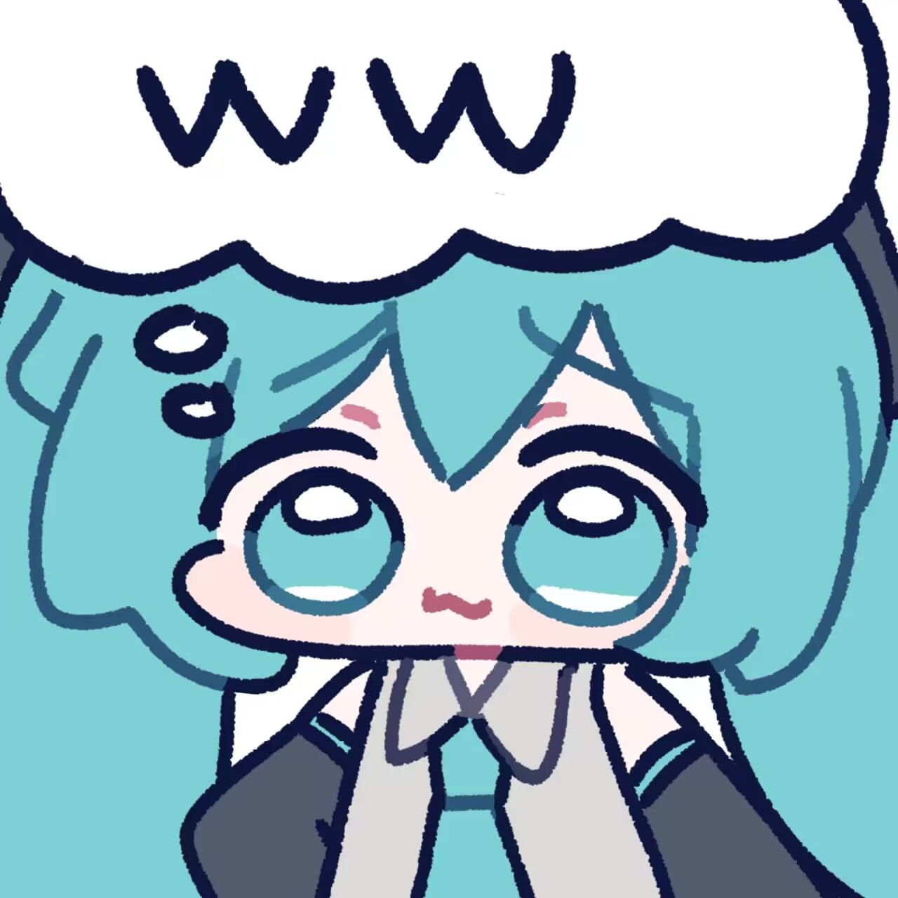 初音未来,表情包