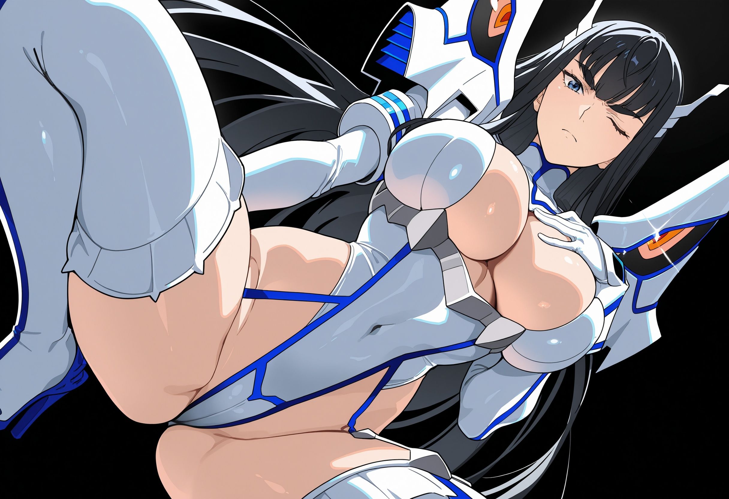 鬼龙院皐月,AI绘图,斩服少女