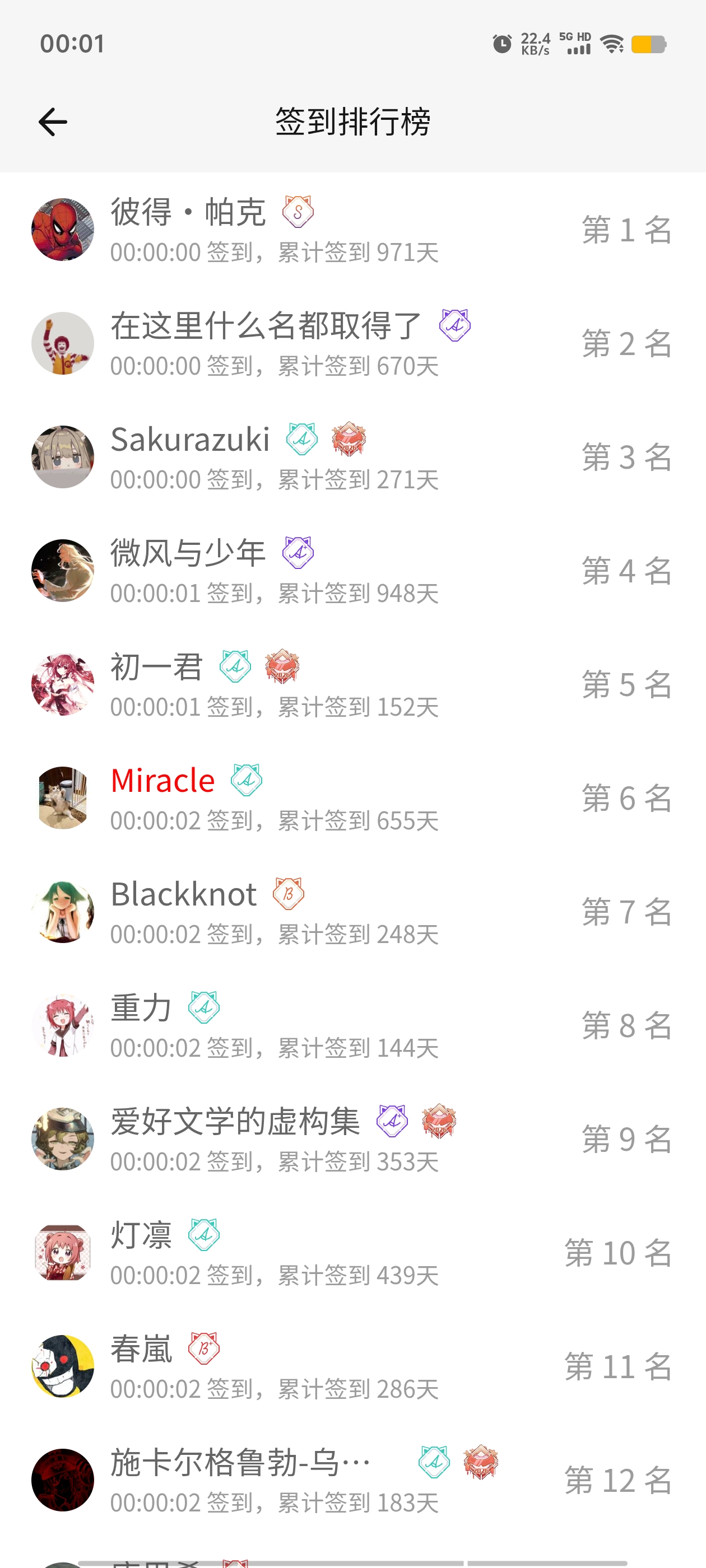 签到,每日签到,签到排行榜,首签,随缘签到