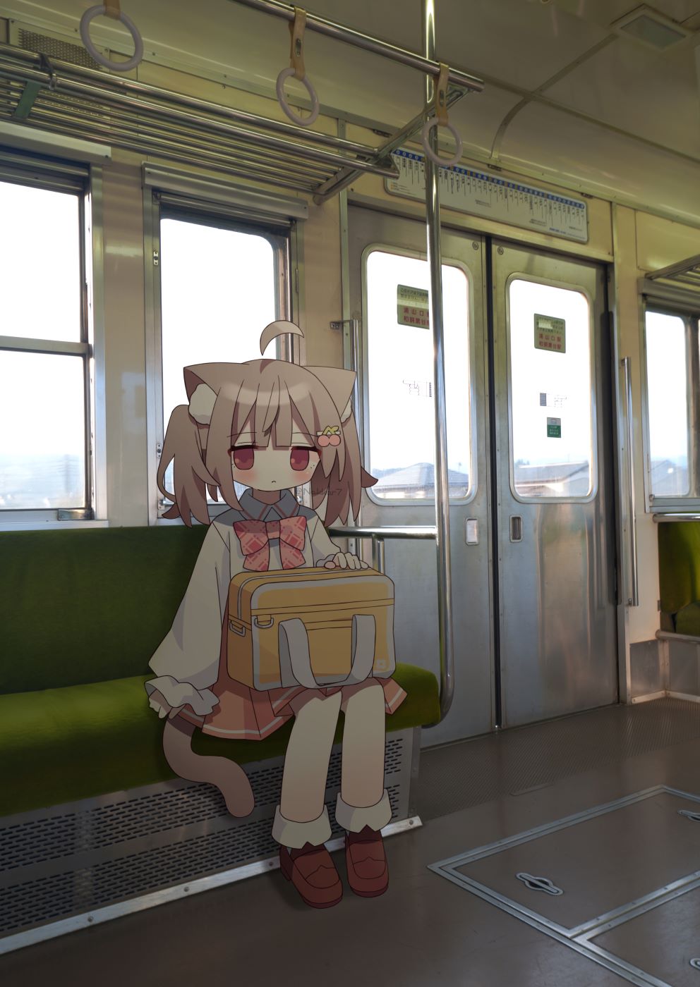 pixiv,猫娘,二次元,绘画,壁纸,美少女