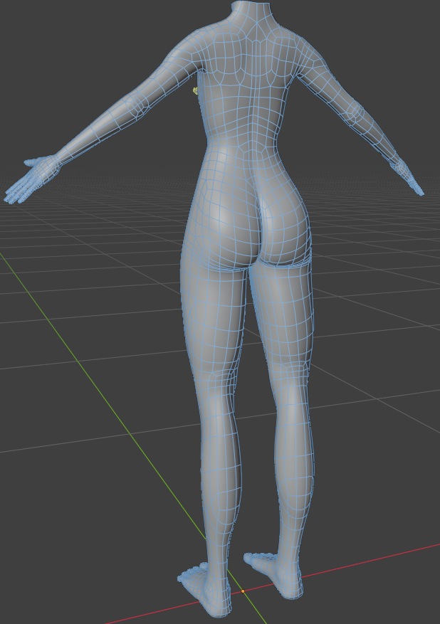 3D模型,素体,blender