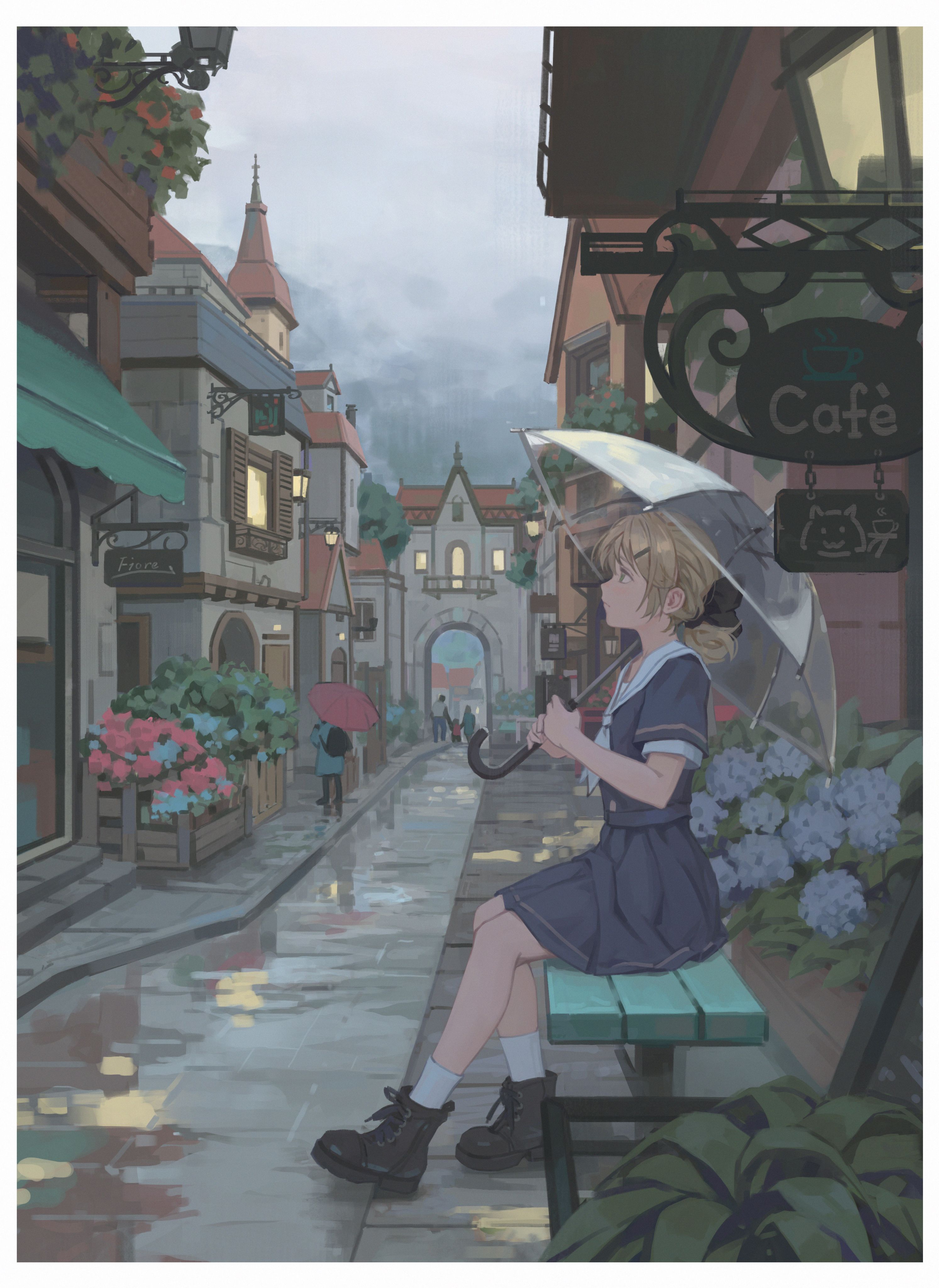 pixiv,二次元,绘画,壁纸,美少女