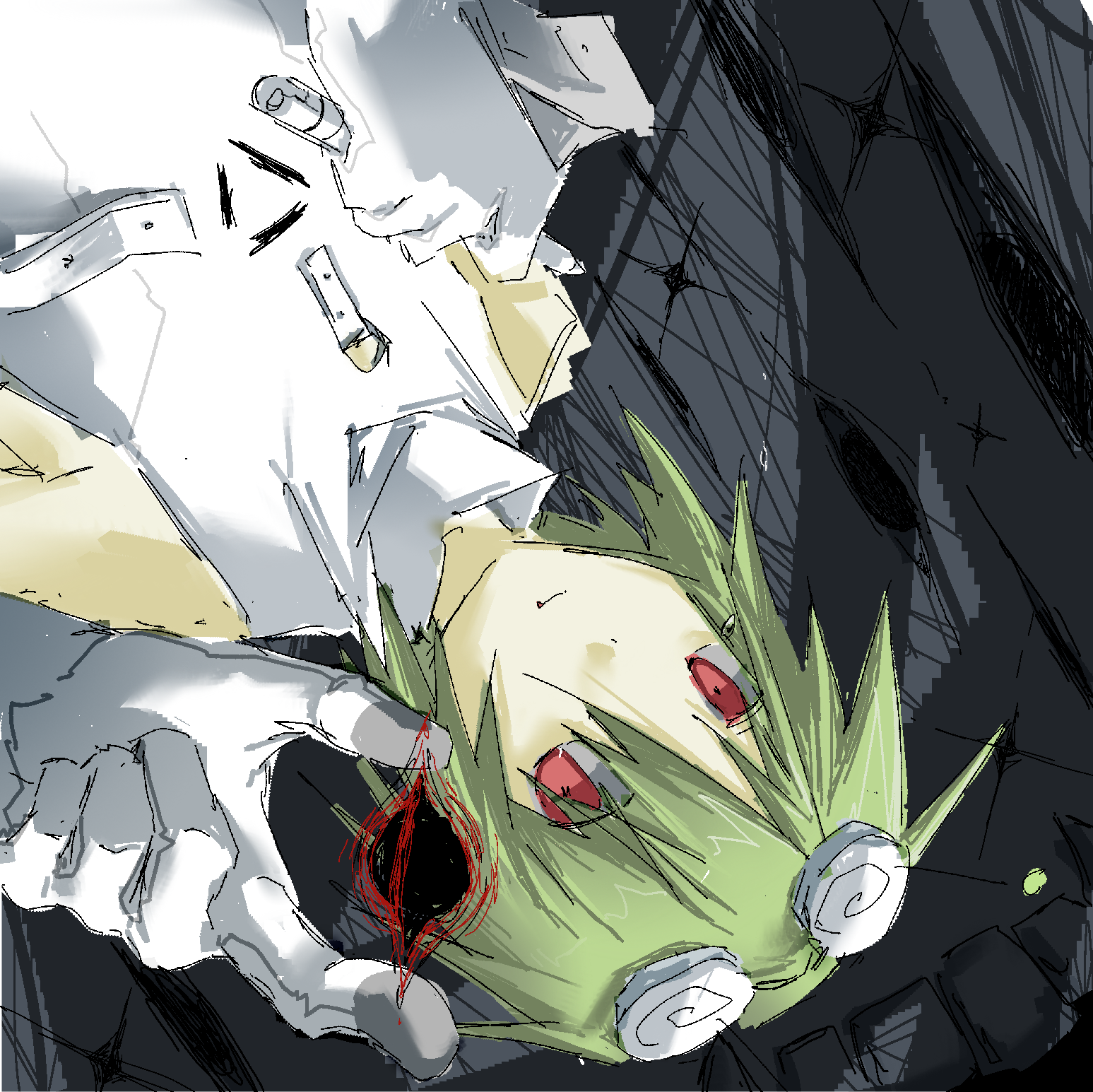 oc,繪畫,意識流,外星人,摸魚