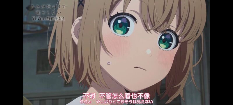 与你相恋到生命尽头,与你相恋到世界尽头,动画,动漫,番剧,百合,二次元,ACG