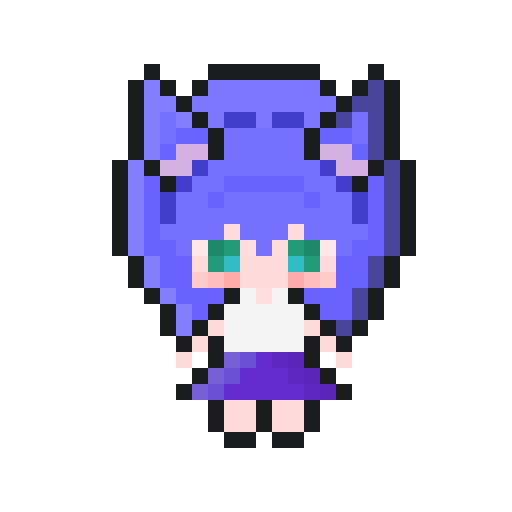 猫奈,像素画