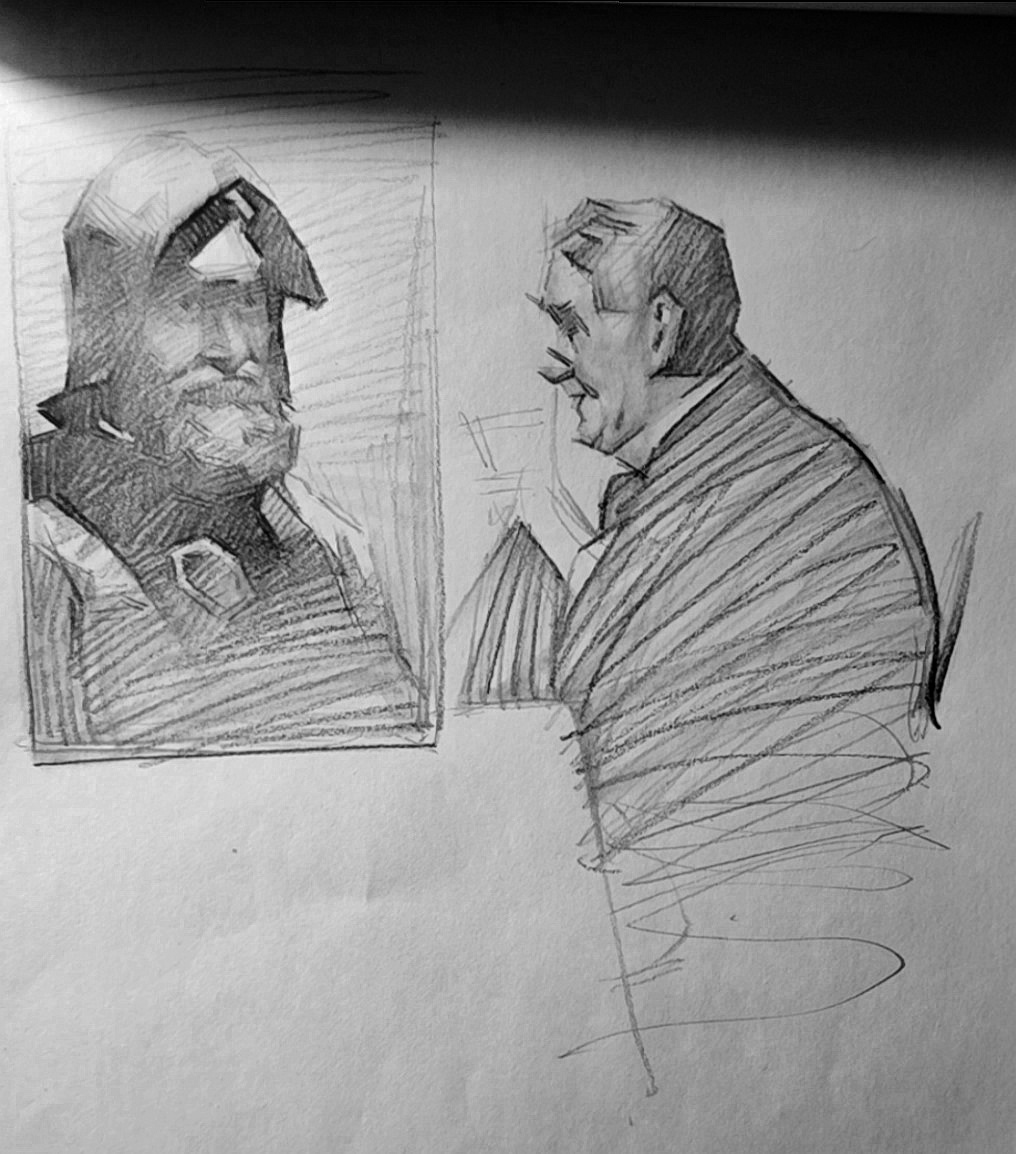 绘画,画画,摸鱼,每日一