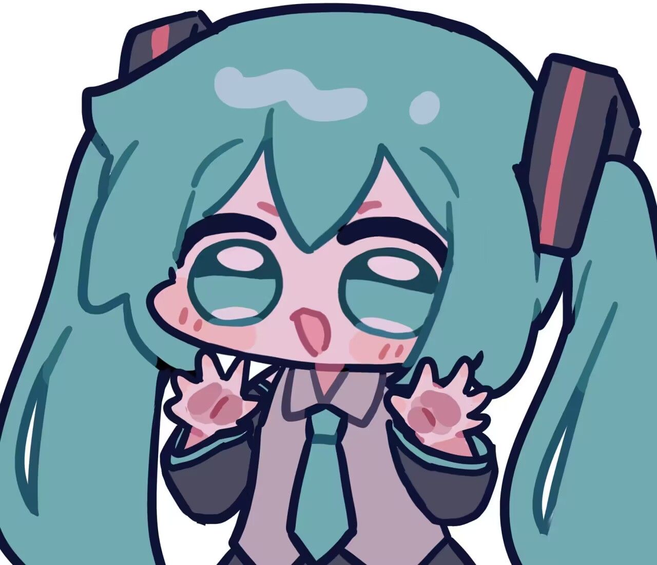 初音未来,表情包