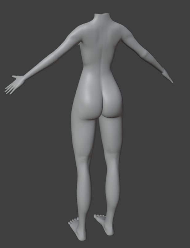 3D模型,素体,blender