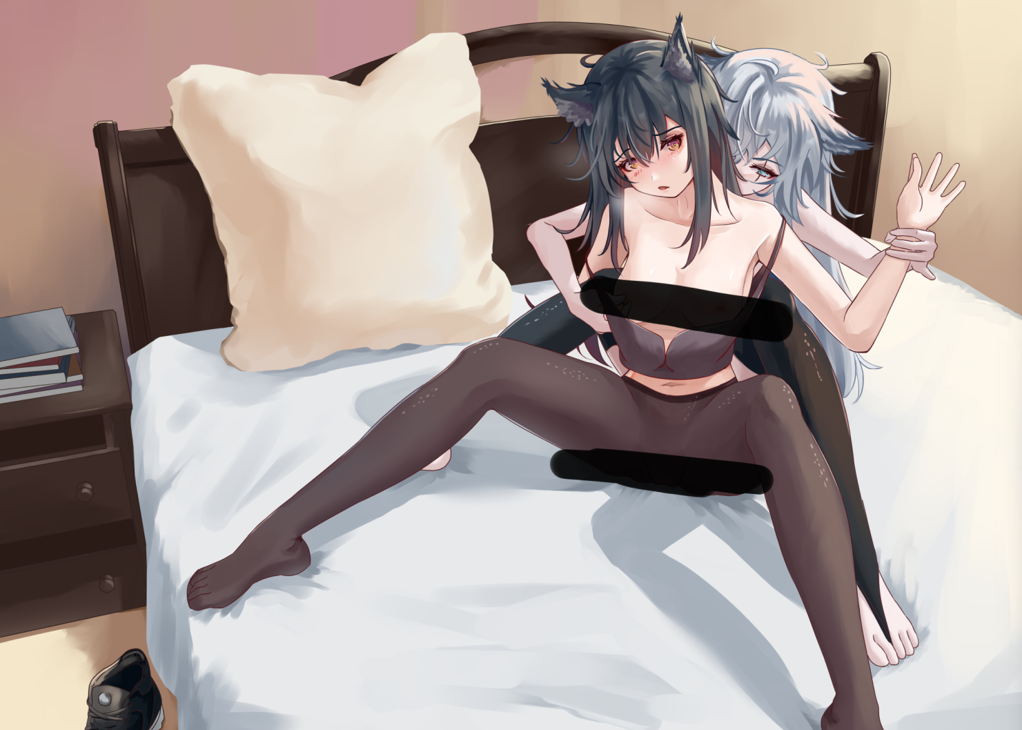 绘画,绘画创作,绘画摸鱼,cp,双狼