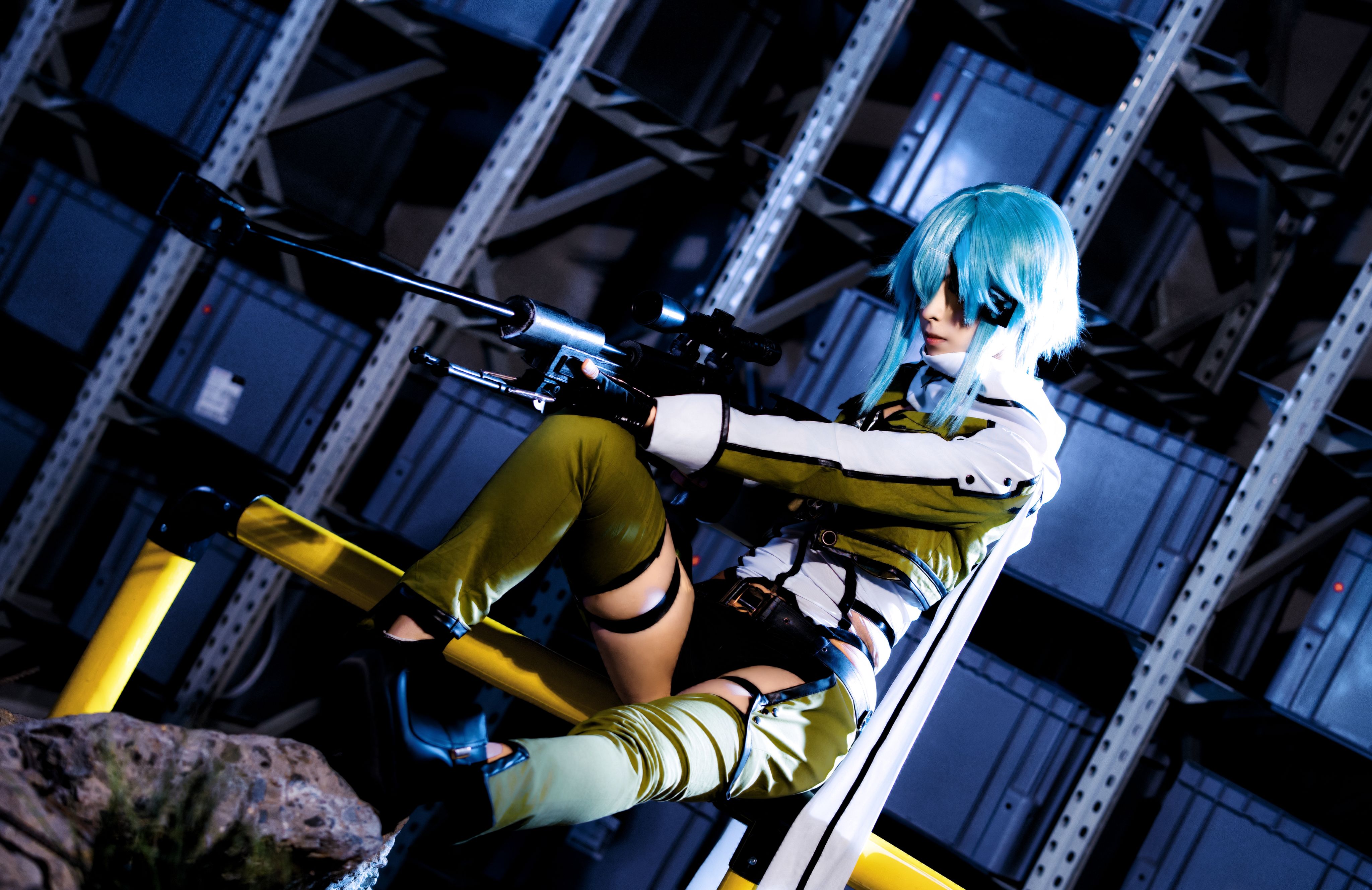 cosplay,朝田诗乃,刀剑神域,幽灵子弹