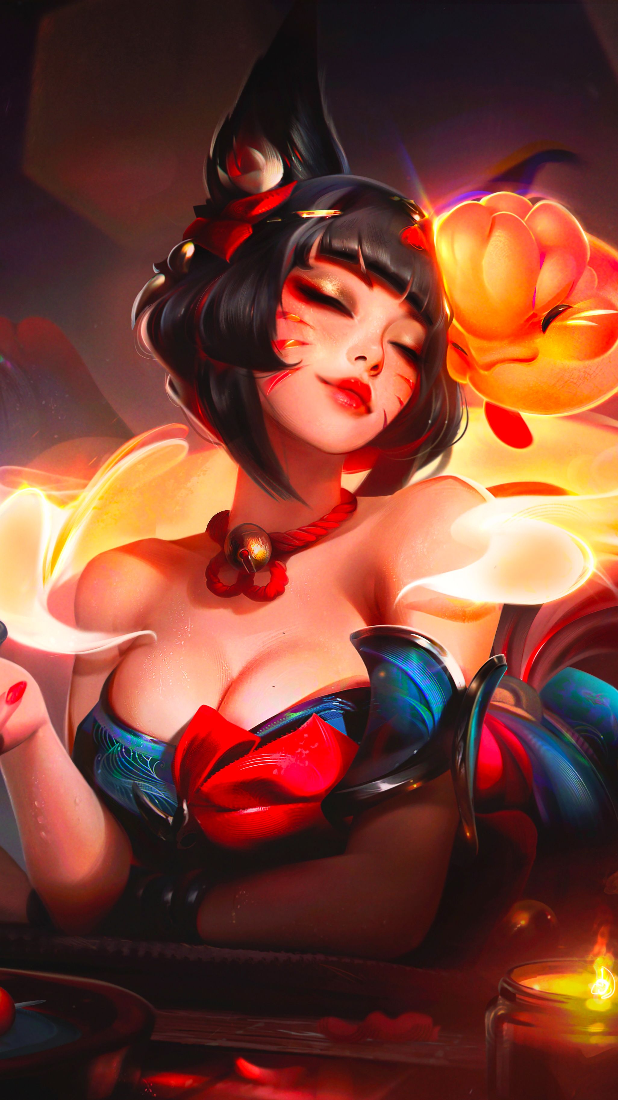 英雄联盟,电子竞技,阿狸,壁纸,原画