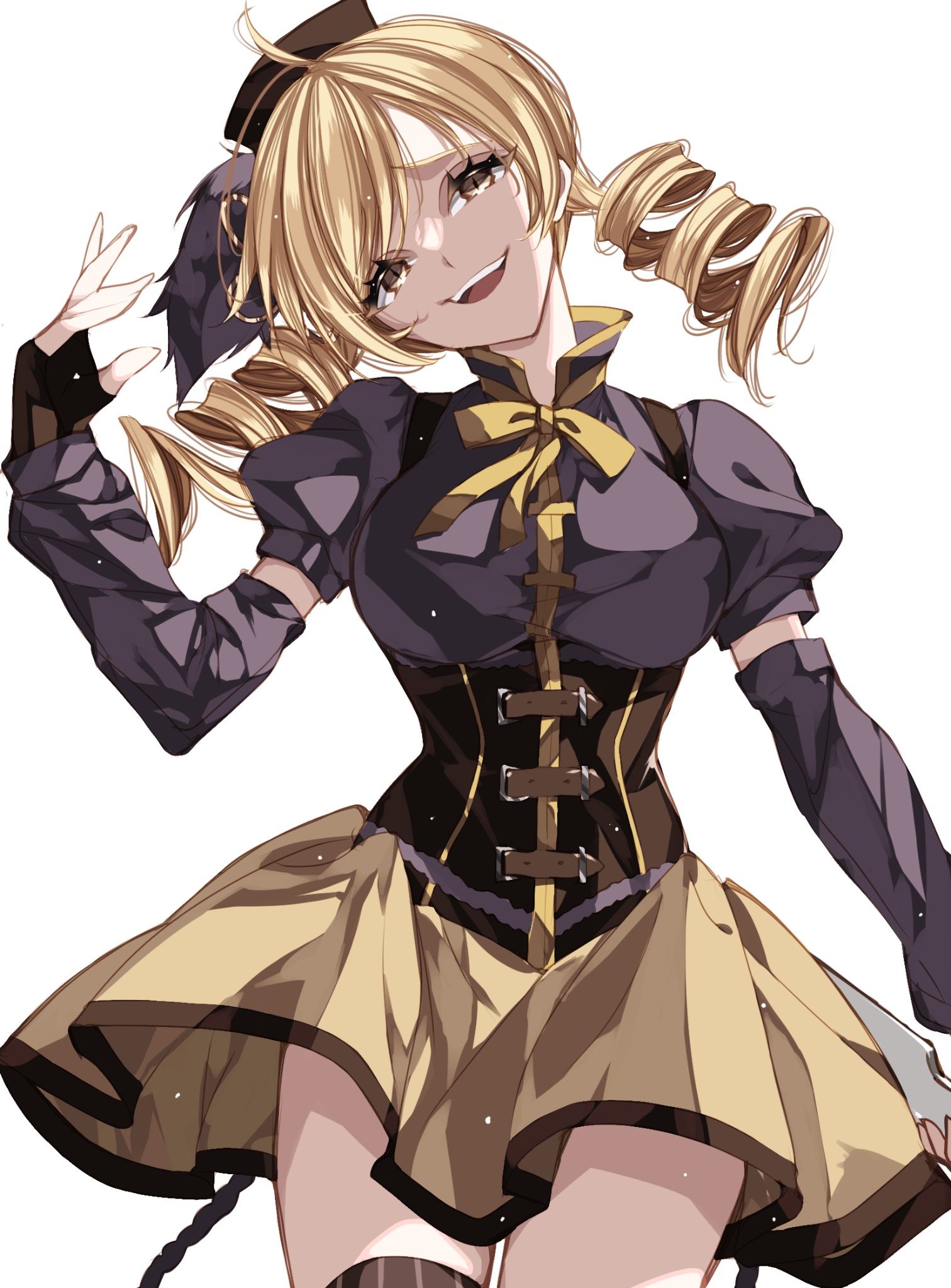 魔法少女小圆,魔法少女,巴麻美,动漫壁纸,动漫美图,美图,壁纸,绘画,插画,二次元