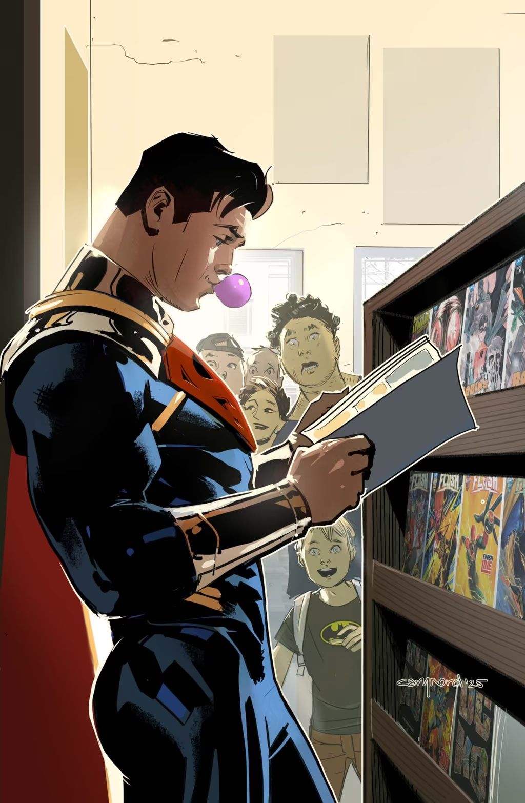 DC,DC漫画,美漫,漫画,动漫,超人,至尊小超人,正义联盟,绘画,壁纸