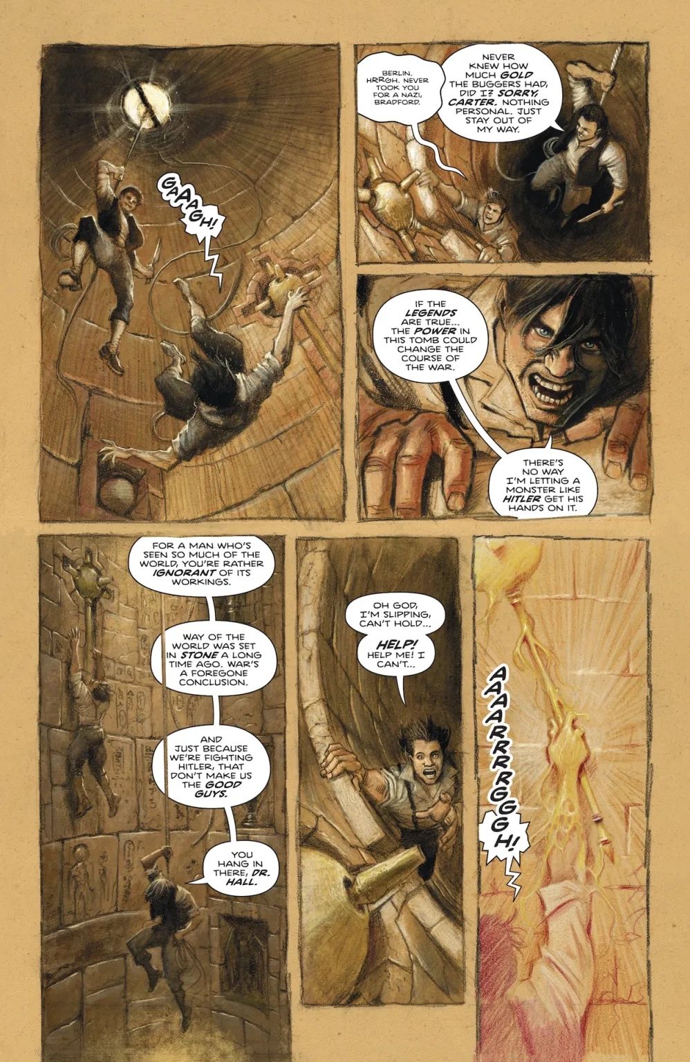 DC,DC漫画,美漫,漫画,动漫,绝对宇宙,绝对超人,超人,鹰侠,绘画