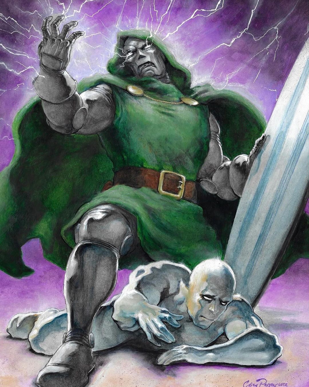 漫威,漫威漫画,Marvel,美漫,超级英雄,毁灭博士,银色滑行者,动漫壁纸,动漫美图,美图,壁纸,绘画,插画,推特,画师推荐