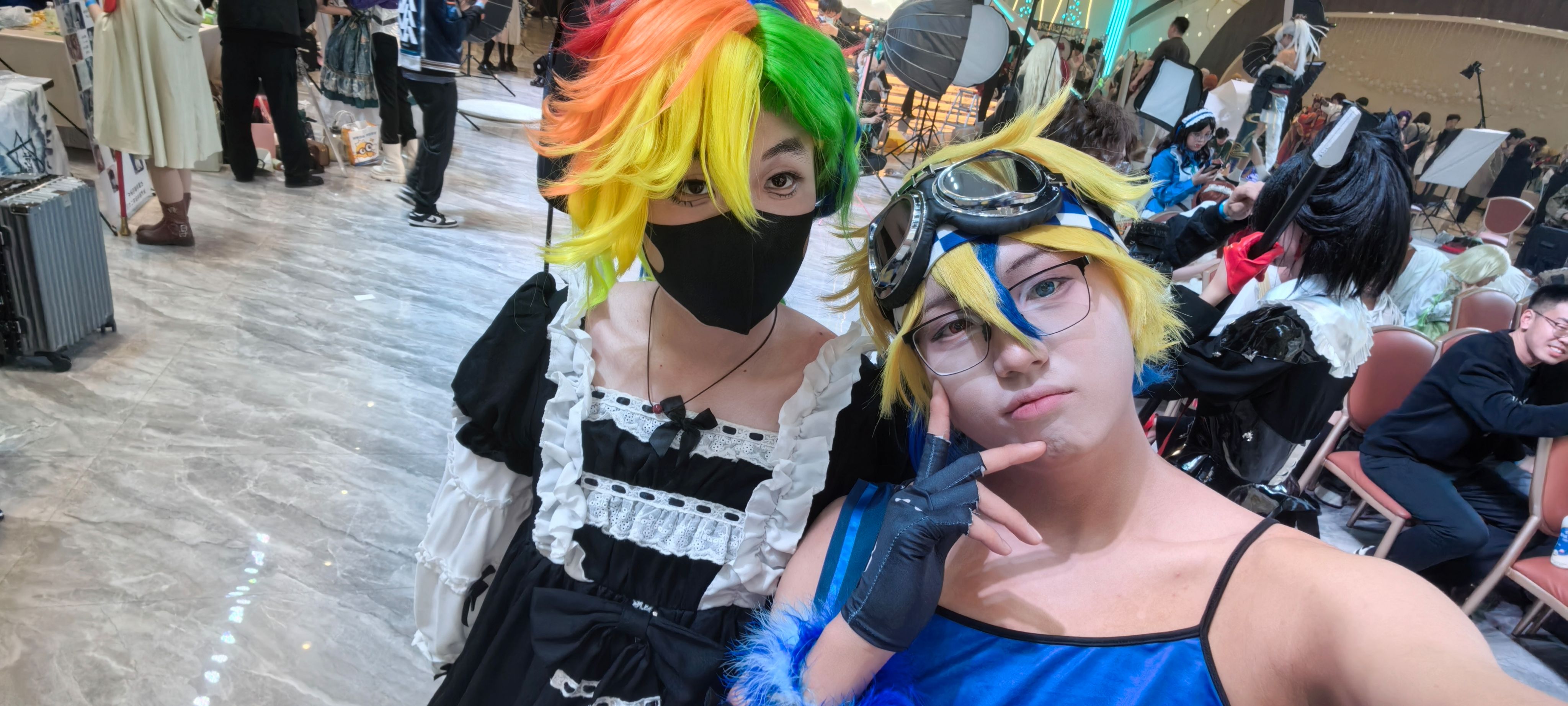 cos,cosplay,漫展,镜音连,集邮,合照